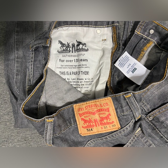 Mens Levi’s 514 Denim Jeans - Picture 4 of 5